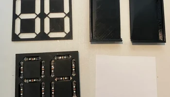 Семисегментный светодиод (NeoPixel/Arduino)............
