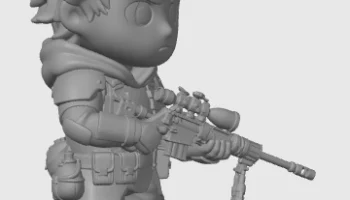 Wasteland Sniper 1 в стиле чиби 1