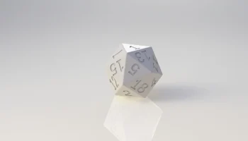 [EN] Balanced Die 20 / [FR] D&eacute; 20 &eacute;quilibr&eacute;