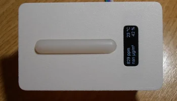 Передняя крышка IKEA Vindriktning с OLED 2