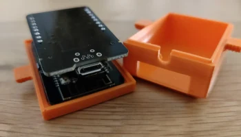 Задняя часть коробки для ESP32 CAM с картой питания Micro.. 2