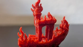 Flame Benchy - Горящая испытательная лодка......
