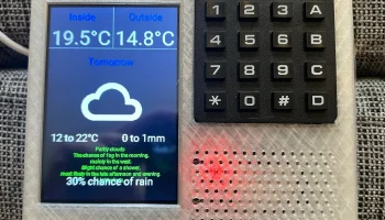 Домашний помощник, ESPHome, сенсорная клавиатура ESP32 1