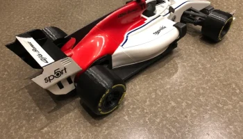 Мод Open RC F1 FIA Formula 2 со шлемом Bell HP7 8