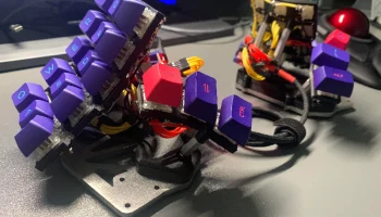 Киберпанковский Dactyl Manuform Skeleton Edition 3x5+3 Киберпанковский Dactyl Manuform Skeleton Edition 3x5+3