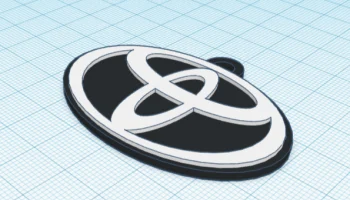 Брелок с логотипом Toyota