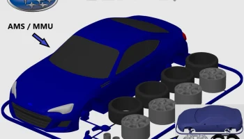 Карта комплекта Subaru BRZ (масштаб 1:24)............