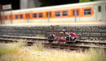 Рельсовый велосипед H0 в масштабе 1:87 1