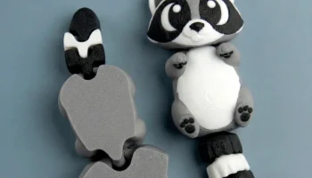 Flexi Raccoon - игрушка/брелок 2