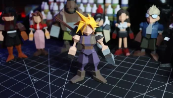 Cloud Strife - Полигональная модель Final Fantasy 7