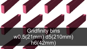 Коллекция чашек Gridfinity высота 6 (46 мм)... 7