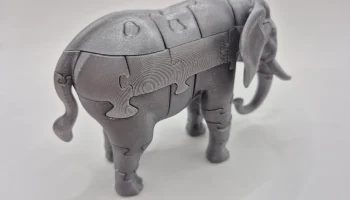 3D Пазл Слон (45 деталей) 9
