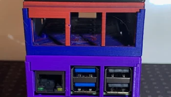 Чехол для Raspberry Pi 5 в стиле ретро (защелкивающийся) 5