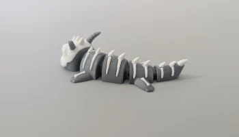 Костяной дракон - шарнирная фигурка-брелок............ 2