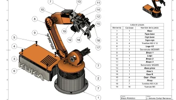 Brazo Robotico KUKA Arduino 1