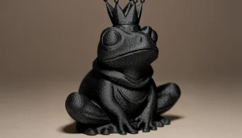 Фигурка-лягушка с короной