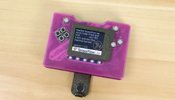 Чехол PyBadge с выдвижным микрофоном (комплект TensorFlow... 1