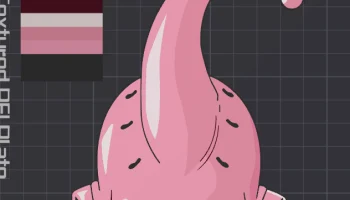 Наклейка "Kid Boo Dragon Ball Z"