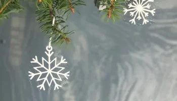 Schneeflocken & Kugelanh&auml;nger - набор Weihnachtsdeko