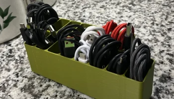 USB-кабельный менеджер Gridfinity 1x4 3