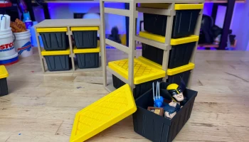 Полка Teeny для хранения мусорных контейнеров Lowes Teeny...