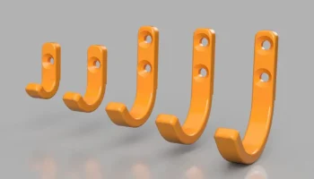 Крючок, Настенный крючок 1