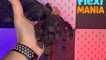Flexi XXL Spider - массивный шарнирный паук, печатаемый н... 1