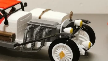 Mercedes SSK 1929 года выпуска масштаб 1:24 Дизайнер Эд ван  1
