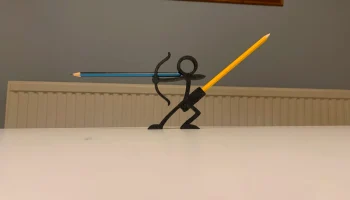 Фигурка лучника, подставка для ручек и карандашей 2