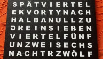 Вортур | Word clock с большими буквами | Бамбу Лаборатори.. 5