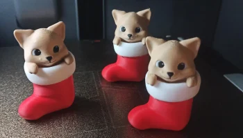 Китти в рождественском чулке