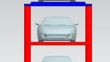 Штабелируемая стойка для модели автомобиля 1/18 4