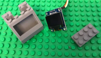 Держатель OLED-дисплея LEGO в форме компьютера....... 1