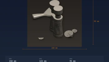 Ручная соковыжималка для цитрусовых, лимон, лайм, апельси... 3