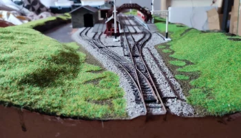 Хогсмид - станция Готленд, датчик OO (1:76) - железнодорожная станция Гарри Поттера 6
