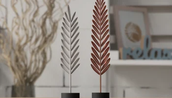 Современное украшение из перьев 1