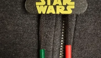Бусина Star Wars, отверстие 5 мм - худи на завязках........