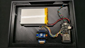 ESP32 Электронная бумажная погодная станция Wetterstation.. 2