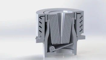 Насос для надувного матраса, полностью напечатанный на 3D.. 3