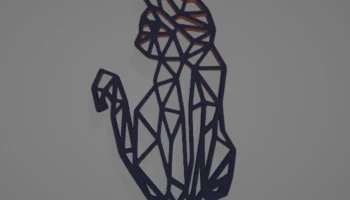 CAT настенный рисунок 1