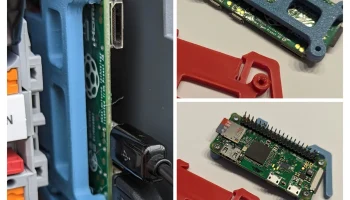 Оснастка Pi Zero на DIN-рейку 1