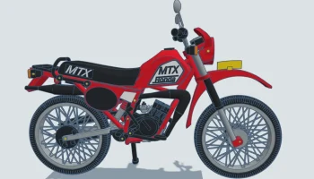 Hond.a MTX50 1983 года выпуска, масштаб 1:8, дизайнер Эд ... 9