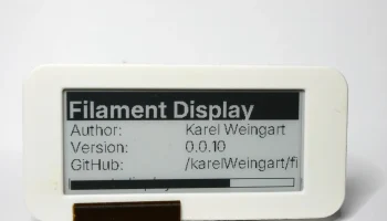 E-ink дисплей для данных MQTT 3