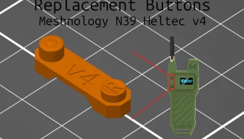 Набор сменных кнопок Meshnology N39 / Heltec V4 (низкопро..