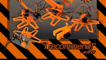 Super Bot Gears - стартовый комплект Arduino, распечатанный  8