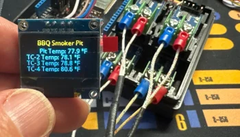 ESP32 Max v1.0 Quad Корпус термопары с дисплеем 1