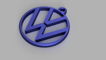 Брелок с новым логотипом VW.