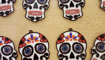 Серьги Dia de los Muertos (День мертвых) 3