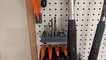 Метрический набор метчиков и матриц Pegboard Крепление Pe..