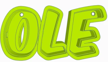 OLE LED- Namenslampe (Именная лампа)